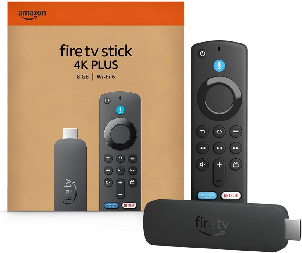 🔥NEW 2025 Amazon Fire TV Stick 4K PLUS WiFi6 UltraHD Stream w/Remote AI-Powered